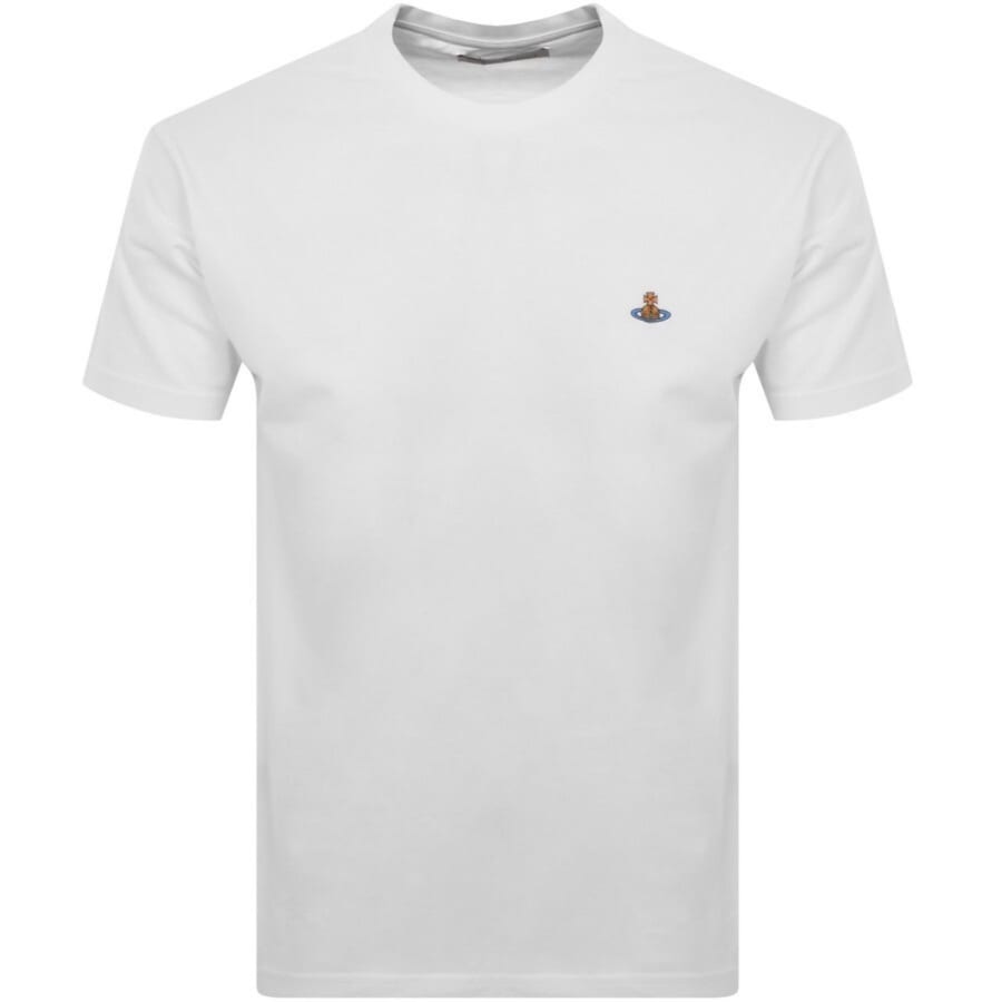 送料無料 いくらから Vivienne Westwood Mainline | White Shirt T Logo Classic トップス